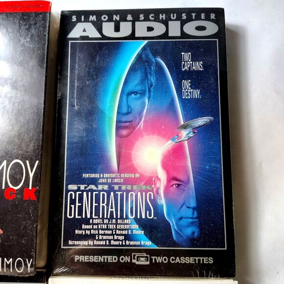 4 New Star Trek Related Audiobooks on Cassette Vintage Sealed - Picture 3 of 14